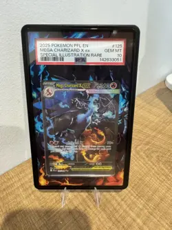 Mega Charizard X EX 125/094 Special Illustration Rare Pokemon PSA 10 - Image 1