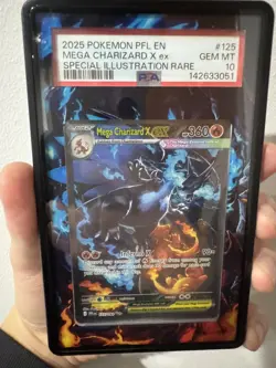 Mega Charizard X EX 125/094 Special Illustration Rare Pokemon PSA 10 - Image 3