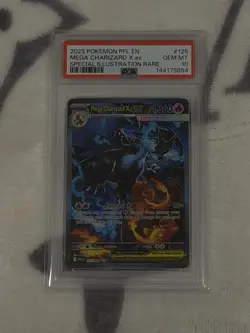 Mega Charizard X EX 125/094 Special Illustration Rare Pokemon PSA 10 - Image 1