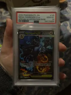 Mega Charizard X EX 125/094 Special Illustration Rare Pokemon PSA 10 - Image 3