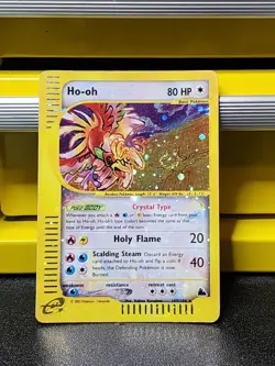 Ho-oh 149/144 Skyridge Holo Rare Crystal Type M/Nm - Image 3