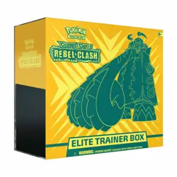 G1N Factory Sealed Pokemon Sword and Shield Rebel Clash Elite Trainer Box - Image 1