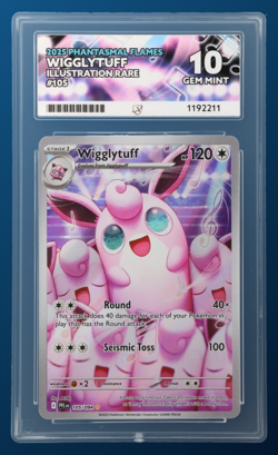 Ace 10 Wigglytuff 105/094 Phantasmal Flames Pokemon Card PERFECT SUBS - Image 1