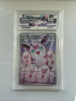 Pokemon Wigglytuff - 105/094 - Phantasmal Flames - Ace 10 Graded - Image 1