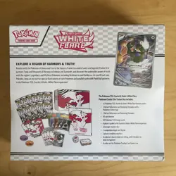 White Flare Pokemon Center PC ETB Elite Trainer Box | New Sealed Pokemon TCG ✅ - Image 2