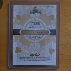 Wild Card 2024 5 Card Draw Stacked Deck Tyler Warren 1/1 TEN OF SPADES - Image 2