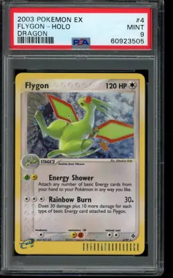 2003 POKEMON EX DRAGON 4 FLYGON-HOLO PSA 9 - Image 1