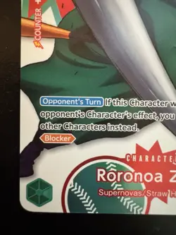 Roronoa Zoro Round 1 PRB02-006 (ENGLISH) - One Piece Card Game Promo Card - Image 4