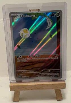 Pokemon TCG Scarlet & Violet Tarountula Holo Card 199/198 Illustration Rare - Image 1