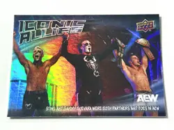 2024 Upper Deck AEW The Icon Sting Iconic Allies Darby & Sammy Card IA-4 - Image 1