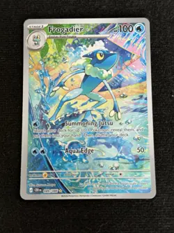 Pokemon TCG Frogadier 089/086 Illustration Rare Chaos Rising Pack Fresh Mint - Image 1