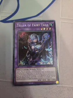 BLZD-EN034 Teller of Fairy Tails : Secret Rare 1st Edition Mint YuGiOh Card - Image 1