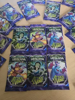 Disney Lorcana Attack of The Vine Booster Packs New and Sealed - Image 1