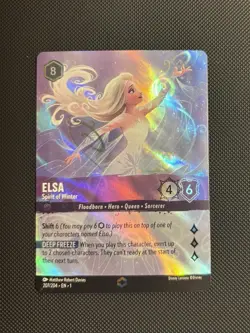 Disney Lorcana ELSA Spirit of Winter ENCHANTED 207/204 The First Chapter English - Image 1