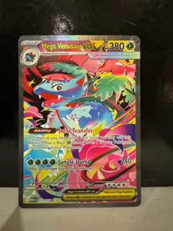 Pokemon TCG Mega Evolutions Venusaur EX 177/132 Special Illustration Rare NM - Image 1