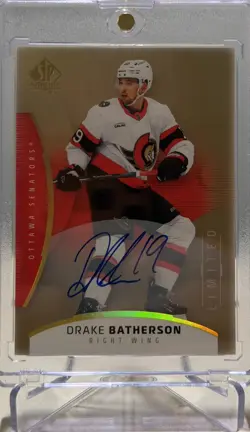 2025-26 Upper Deck: SP Authentic - Limited Auto Drake Batherson #80 - Senators - Image 1