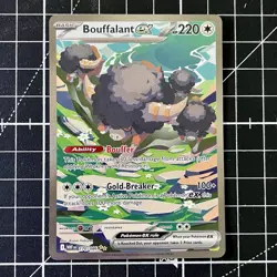 Pokemon Bouffalant ex Special Illustration Rare Holo 170/086 SV White Flare EN - Image 1