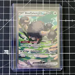 Pokemon Bouffalant ex Special Illustration Rare Holo 170/086 SV White Flare EN - Image 3