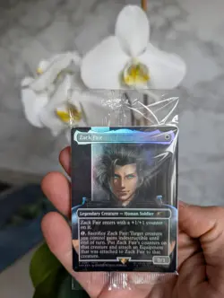 Sealed Zack Fair Magic the Gathering MTG Promo Card (FF7 Rebirth Switch 2 Bonus) - Image 1