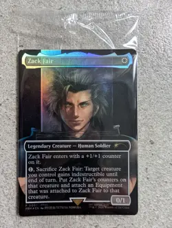 Sealed Zack Fair Magic the Gathering MTG Promo Card (FF7 Rebirth Switch 2 Bonus) - Image 2