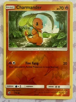 💎💎 Pokemon Reverse Holo Charmander 1/70 Common Dragon Majesty Pokemon N/M💎💎 - Image 1