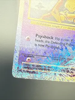 Pokemon Abra 67/110 Legendary Coll. Reverse Holo LP - Image 4