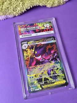Pokemon Ascended Heroes Mega Gengar EX 284/217 SIR Ace 10 - Perfect Sub-grades! - Image 2