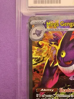 Pokemon Ascended Heroes Mega Gengar EX 284/217 SIR Ace 10 - Perfect Sub-grades! - Image 4