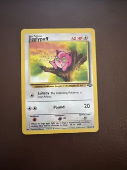 Pokemon TCG Jigglypuff 54/64 Jungle Card Excellent Condition - Image 1