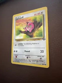Pokemon TCG Jigglypuff 54/64 Jungle Card Excellent Condition - Image 3
