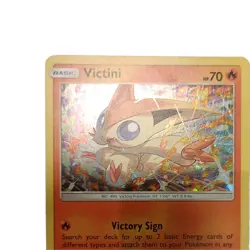 Pokemon TCG Victini SM225 Black Star Promo Holo Basic HP70 ENG 2019 - Image 3
