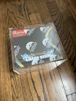 Pokemon TCG Mega Evolution - Chaos Rising Booster Box - New Sealed Acrylic Case - Image 2
