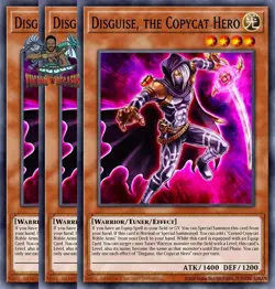 Yugioh 3x Disguise, the Copycat Hero DOOD-EN081 Common 1st Ed NM - Image 1