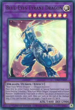 25LP-EN019 Blue-Eyes Tyrant Dragon Ultra Rare LTD Edition Near Mint YuGiOh TCG - Image 1