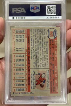 MICKEY MANTLE 1957 TOPPS PSA 5 ! *NEW SLAB BEAUTY ! *DEAD CENTERED ! *CLEAN BACK - Image 2