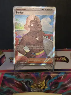 Surfer 235/191 Ultra Rare Surging Sparks Pokemon Near Mint - Image 1