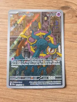 Dhelmise 091/084 Pitch Black Illustration Rare Pokemon - Image 1