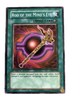 YuGiOh Rod of the Mind's Eye - DCR-039 - 1st Edition- Common - Dark Crisis - Image 1
