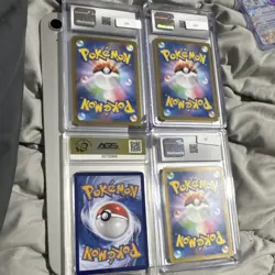 Pokemon TCG CGC/AGS Graded Japanese Holo 4-Card Lot Reshiram ex Mewtwo - Image 2