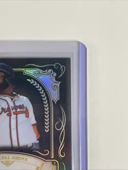 Marcell Ozuna 2026 Topps Chrome Ink Strokes On Card Auto #IS-MO. Atlanta Braves. - Image 4