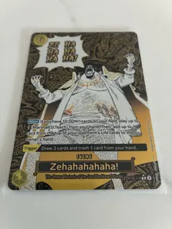 One Piece Card Game Zehahahahaha! OP16-116 R alternate art - Image 3
