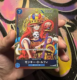 Bandai One Piece CCG Monkey D. Luffy Promo P-043 Foil Promo JP 7C 7000 - Image 1