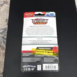 Pokemon TCG Obsidian Flames 1-Pack Blister Booster Pack 10 Cards Pawmi Promo - Image 2