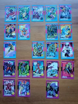 X-Men 1992 Impel Partial Base Set. 89 out of 100 cards. Pack fresh. Jim Lee - Image 3