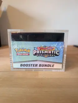 Pokemon Prismatic Evolutions Booster Bundle Sealed Display With Acrylic Case - Image 2