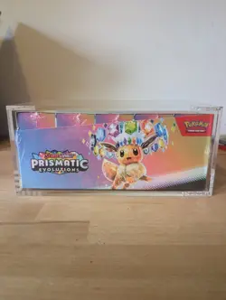 Pokemon Prismatic Evolutions Booster Bundle Sealed Display With Acrylic Case - Image 3