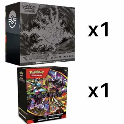 SEALED Pokemon TCG: Pokemon Center Pitch Black ETB + Booster Bundle | PRESALE - Image 1