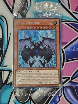 Neos Wiseman - BLC1-EN007 - Secret Rare - Limited Edition - SEALED Yugioh - Image 1
