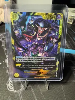Bandai One Piece Card Game Marshall.D.Teach OP16- 119 Foil Secret Rare - Image 1