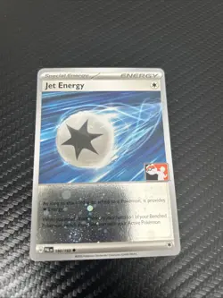 Pokemon Jet Energy 190/193 Cosmos Holo Play! Prize Pack Series - With Swirl - Image 1